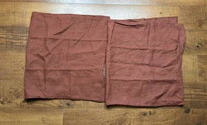 Quince European Bordeaux Linen Sham Set Size KING - Picture 1 of 2