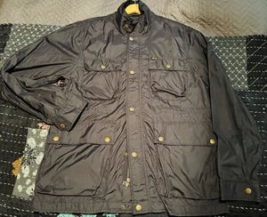 Obey Men's Windbreaker Jacket Navy Size XL Unisex Mint Condition Shepard Fairey - Picture 1 of 4
