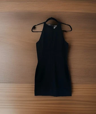 Mini Vestido Negro Gianni Versace Couture Vintage Raro Foto 1 de 4