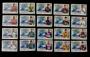 Topps F1 Turbo Attax 2025 INDIA Signature Style Full Set 20 Cards Lot DIGI AUTO - Picture 1 of 7