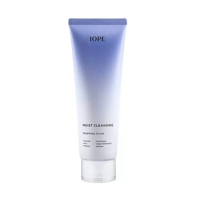 IOPE Face Wash Moist Cleansing Whipping Foam 180ml Makeup Remover K-Beauty - Image 1 of 3