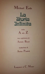 Ende DIE UNENDLICHE GESCHICHTE Longanesi Oktober 1981 zweifarbig 1. italienische Ausgabe LESEN - Bild 1 von 14