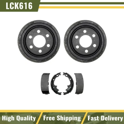 Задний комплект тормозных барабанов и тормозных колодок для 1991-1999 2000 2001 2002 Dodge Dakota - Изображение 1 из 4