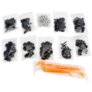 100pcs Bumper Clips FENDER TRIM Car Push Pin Rivet Fastener Retainer 9 8 7 6mm - Picture 1 of 10