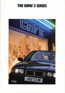 BMW 3er Limousine 1992 316i 318i 320i 325i SE UK Markt Farbe Verkaufsprospekt - Bild 1 von 1