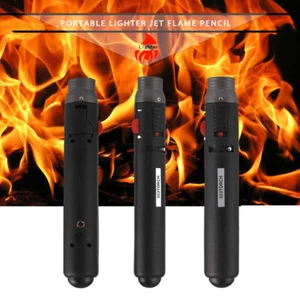 Outdoor Welding Torch Jet Lighter Windproof Refillable Butane Gas Baking Flame - Picture 1 of 8