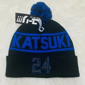 Yuri On Ice Katsuki 24 Pom Gorro / Gorra Calavera "NUEVO CON ETIQUETAS" - Imagen 1 de 2