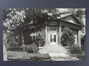 Loveland Colorado CO Biblioteca Edificio Vista Foto Real Postal RPPC Años 50 - Imagen 1 de 2