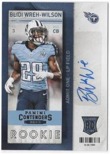 BLIDI WREH-WILSON 2013 Panini Contenders Rookie  Auto RC Signed #113 - Picture 1 of 1