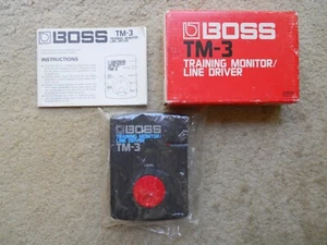 BOSS TM-3 Training Monitor / Line Driver, Made in Japan. Box & Instructions. - Picture 1 of 10