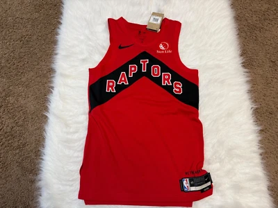 Toronto Raptors Sun Life Nike Authentic Men's Size 40 Red Basketball Jersey - Image 1 of 4