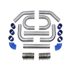CX 3" TOP Universal DIY Aluminum Turbo Intercooler Piping Kit 2mm Thick Tube - Bild 1 von 1
