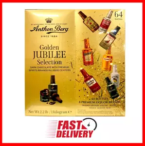Anthon Berg Dark Chocolate Liqueur Liquor 2.2 Lbs 64 Bottles New Sealed Gift - Picture 1 of 3