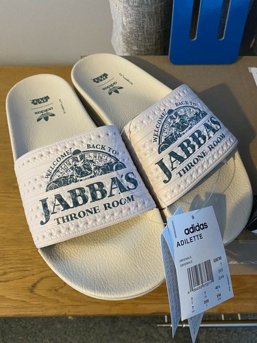 Sliders Adidas Star Wars Boba Fett Mandalorian taglia 7 Jabba's Throne Room