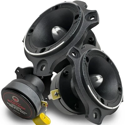 3x Gravity WZ40TW 3600W Heavy Duty Titanium Super Tweeter Loud Speaker 4-Ohms BK - Image 1 of 4