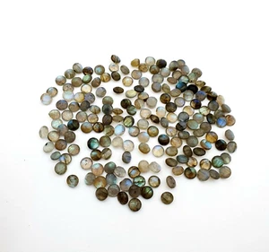 Natural Labradorite Gemstone Round Cut Loose Lot 127 Pcs 100 CT 6 MM - Imagen 1 de 4