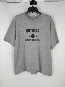 Vintage 90s Y2K Nike Team Center Swoosh Rutgers University Womens Basketball XL - Picture 1 of 8