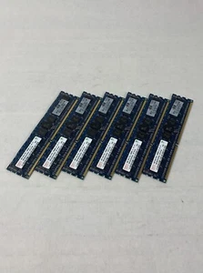 Hynix 24GB Kit 6x4GB 1Rx4 PC3-10600R-9-10-C1 HMT351R7AFR4C-H9 TB AB Server Ram - Picture 1 of 7