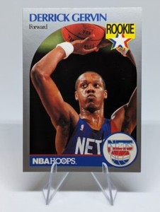 Derrick Gervin 1990-91 NBA Hoops RC #196 Nets