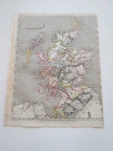 1806 CADELL AND DAVIES ATLAS KARTE, "SCHOTTLAND" - Bild 1 von 3