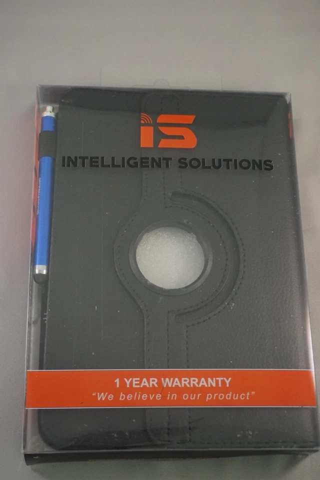 Funda tipo folio para tablet ACP negra de 8" - con lápiz óptico y (2) vidrio endurecido Foto 1 de 4