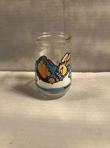 Vintage Winne The Poo And Rabbit Welches Jelly Jar - Picture 1 of 5