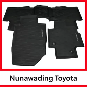 Genuine Toyota Kluger Rubber Floor Mats Front & Rear Set 03/2021 - Current - Picture 1 of 9