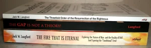Jack W. Langford Book Lot - The Gap is Not a Theory, The Fire that is Eternal PB - Imagen 1 de 8