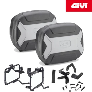 SIDE CASES + FRAMES [GIVI] TRK35BN - HONDA NC 700 X 2012 2013 - Picture 1 of 3