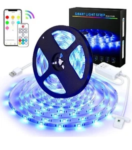 Sansun LED Streifen Lichter für TV, USB LED TV Hintergrundbeleuchtung Kit mit Fernbedienung, 16 Farben 5 - Bild 1 von 8