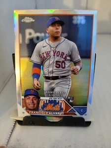 2023 Topps Chrome Update Francisco Alvarez Rookie Debut Refractor #USC103 B929 - Picture 1 of 2