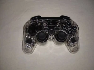 PDP Afterglow Wireless Controller for PS3 (Clear Version) Untested - Picture 1 of 2