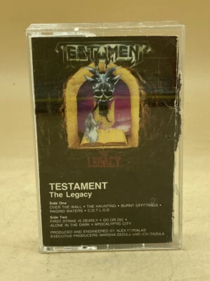 Testament The Legacy Cassette Tape 1987 Megaforce 81741-4 Heavy Metal Foto 1 de 4