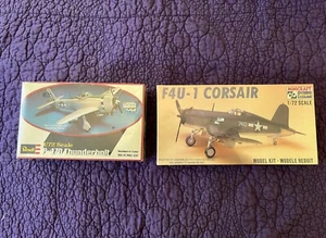 2 Items Sealed! - Hasegawa F4U-1D Corsair Minicraft & Revell P-470 Thunderbolt!  - Picture 1 of 6