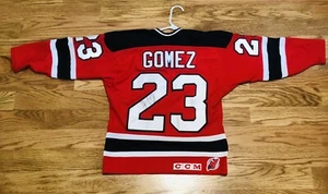 New Jersey Devils Scott Gomez CCM Trikot signiert Junge Größe Stanley Cup Champion - Bild 1 von 12