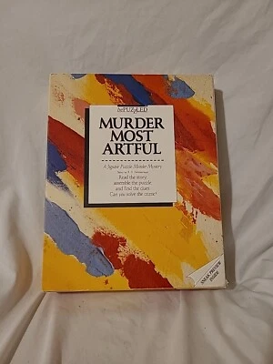 bePuzzled "Murder Most Artful" Mystery 500 шт. Пазл - Винтажный - ПОЛНЫЙ КОМПЛЕКТ! - Изображение 1 из 4