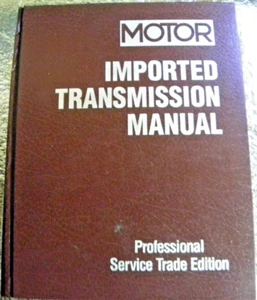 Motor Imported Transmission Manual  Professional Service Trade ED 1992-1995 - Picture 1 of 7