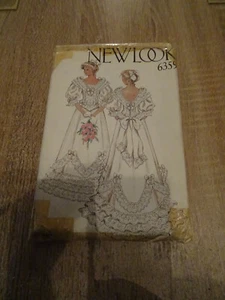 Vintage NEW LOOK Wedding Bridal Dress Sewing Pattern - #6359 - FREE P&P B2 - Picture 1 of 4
