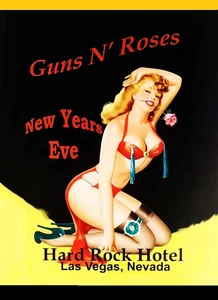 2011 GUNS N ROSES CONCERT POSTER WALL ART PRINT LAS VEGAS NEVADA SIZE 11X17inch - Picture 1 of 1