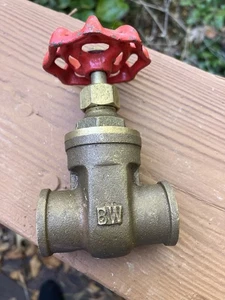 BW 3/4" Brass Gate Valve/ Class 125/ New Old Stock - Picture 1 of 3