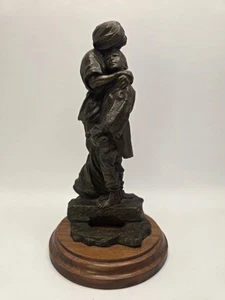 Vintage Bronze Sculpture "Christian" Signed Robert Summers 1999 8.25" Tall - Picture 1 of 7