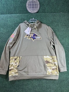Nike Baltimore Ravens NFL Therma Fit Hoodie Salute To Service Herren Größe 2XL - Bild 1 von 5