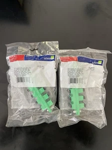 NEW Leviton 5F100-2VC SDX Fiber Optic Adapter Wall Plate, Duplex SC, 12 Fibers - Picture 1 of 1