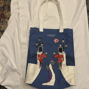 Radley London King Charles III Coronation Blue Tasche 2023 Hund Terrier - Bild 1 von 10