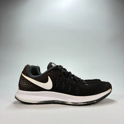 Nike Air Zoom Pegasus 33 Black Running Shoes Sneakers 831356-001 Womens Size 7.5 - Image 1 of 4