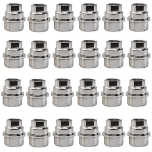 Reams 24 Stck. Silber Lug Nut Cover Cap für Chevrolet GMC 1500 2500 Full Size T... - Bild 1 von 5