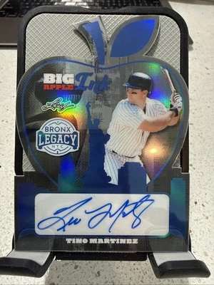 2025 Leaf Bronx Legacy Big Apple Ink Tino Martinez Auto 7/8 !! New York Yankees - Image 1 of 4