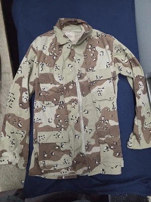 Genuine Army Issue NATO Compliant  Chocolate Chip Camo Jacket 1980's - Image 1 of 3