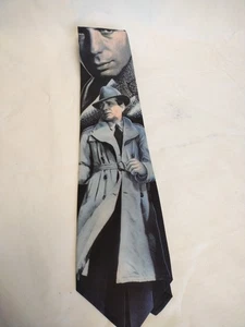 Vintage HUMPHRY BOGART  TIE   "Ralph Marlin" 1994 Made In USA - Picture 1 of 4