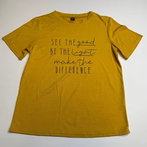 Shein Girls Shirt with See the good. Size S - Picture 1 of 5